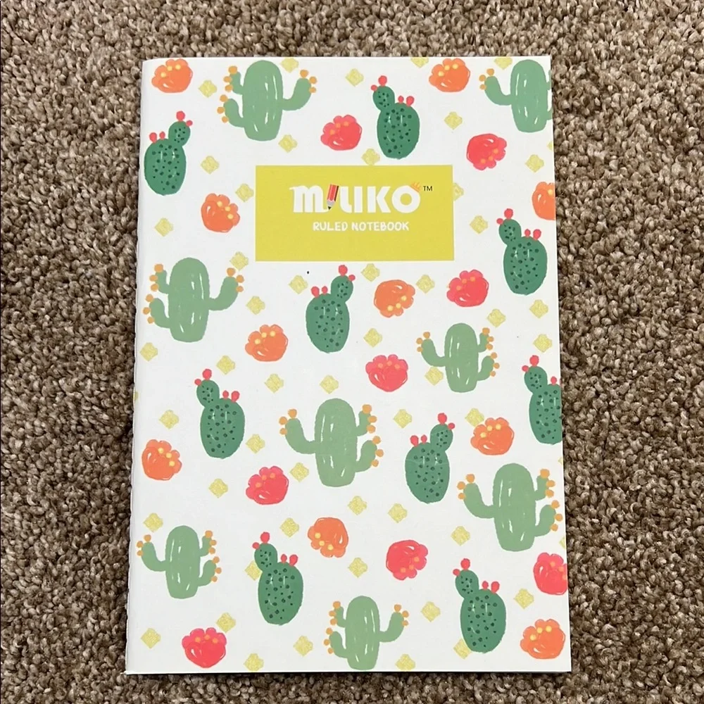 MILIKO 50 Sheet / 100 Page Notebook Journal with Fun Patterns Set of 3